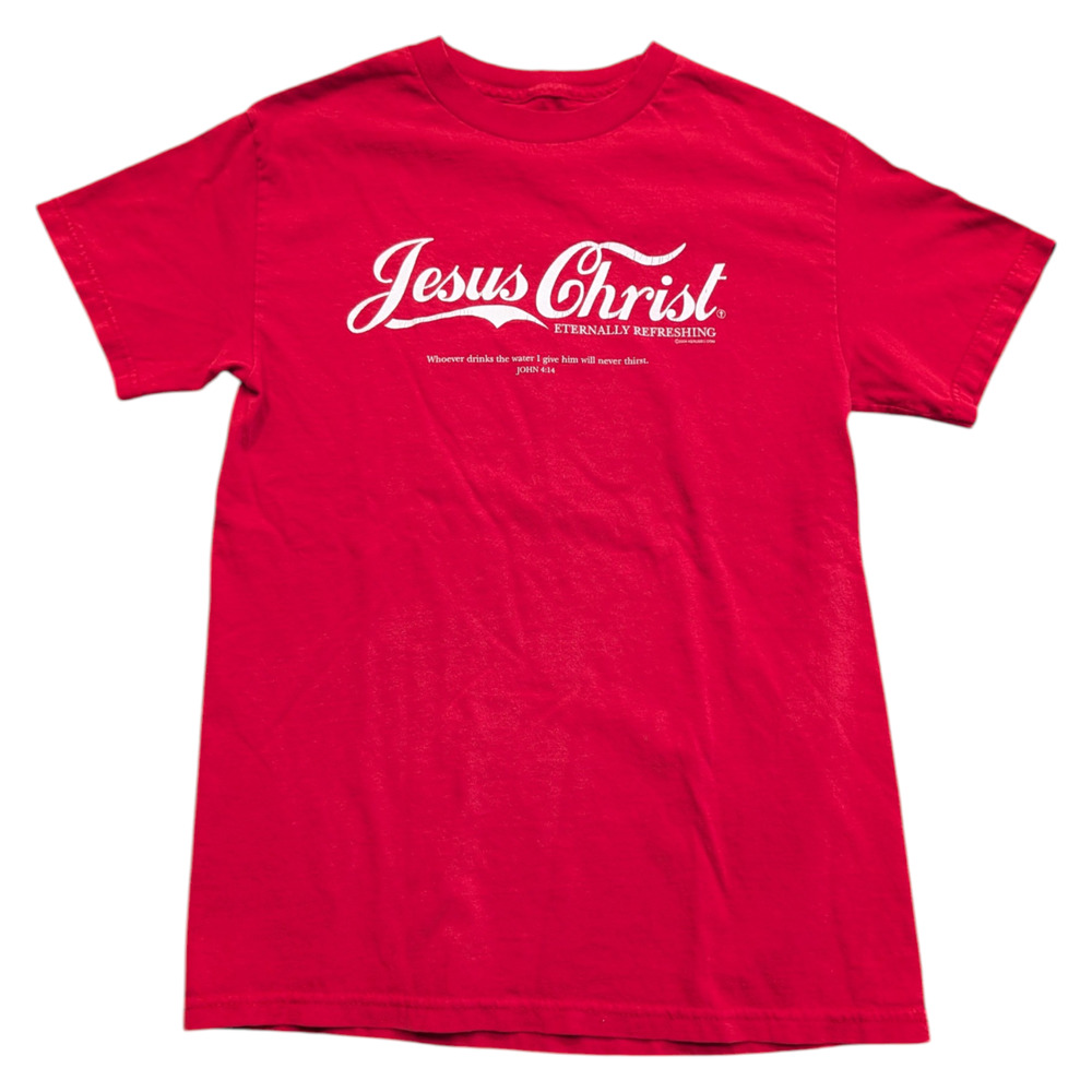 2004 Jesus Christ Eternally Refreshing Religious T-shirt